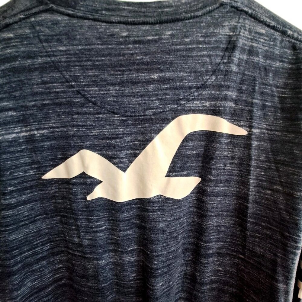 Hollister California L Men's Long Sleeve Blue Shirt No Fabric/Care Tag - Picture 8 of 8